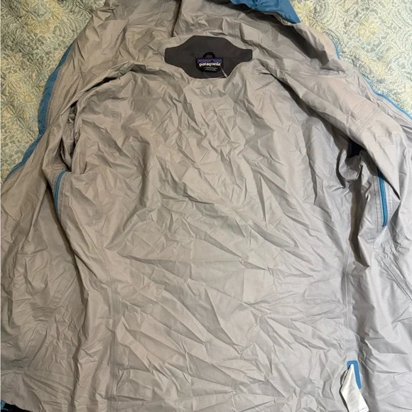 Patagonia Blue Torrentshell Rain  Jacket Womens Large - Picture 12 of 13